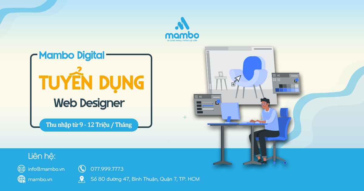Mambo Digital tuyển dụng vị trí Web Designer