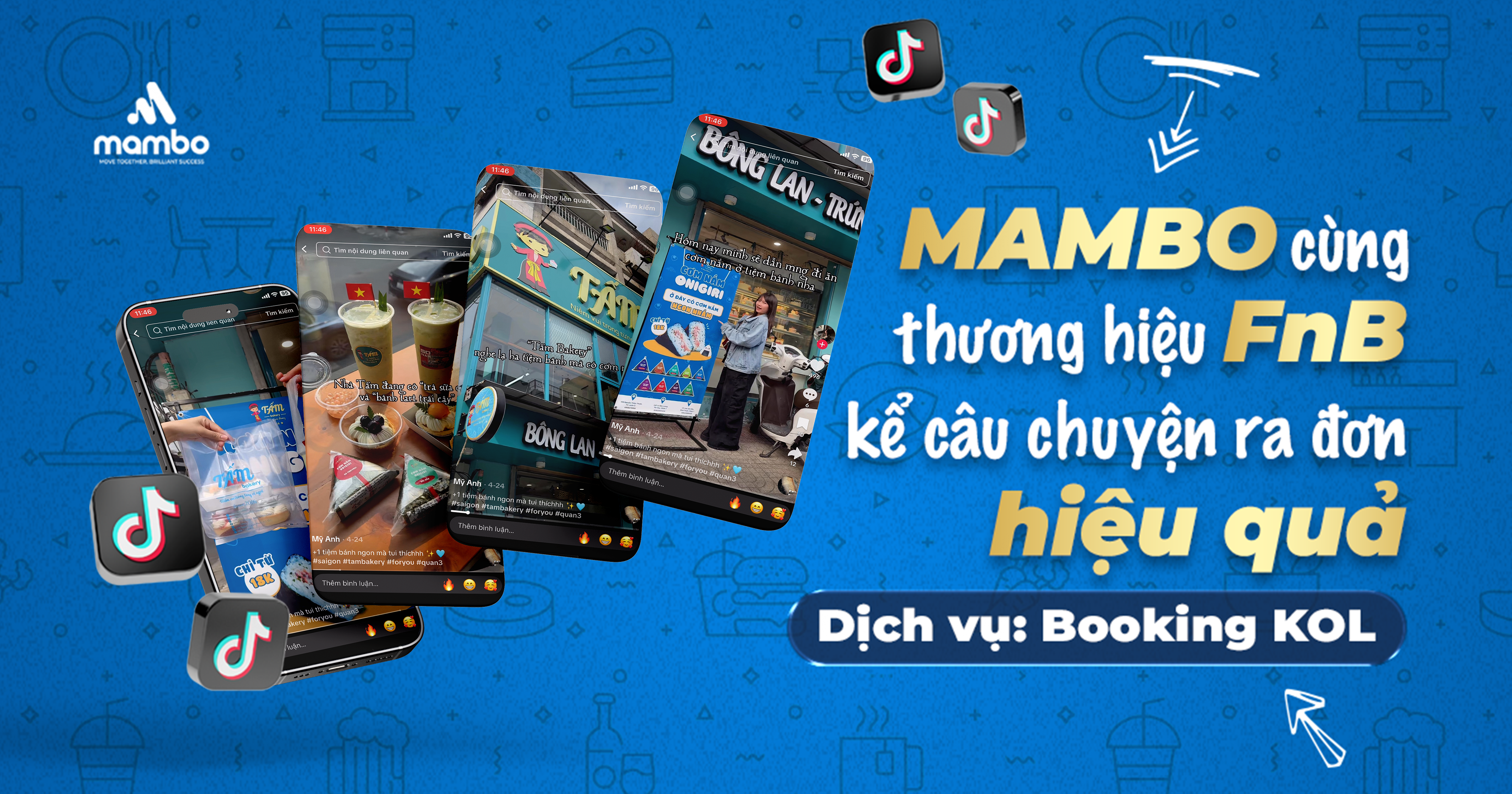 Mambo cùng thương hiệu FnB kể câu chuyện ra đơn hiệu quả