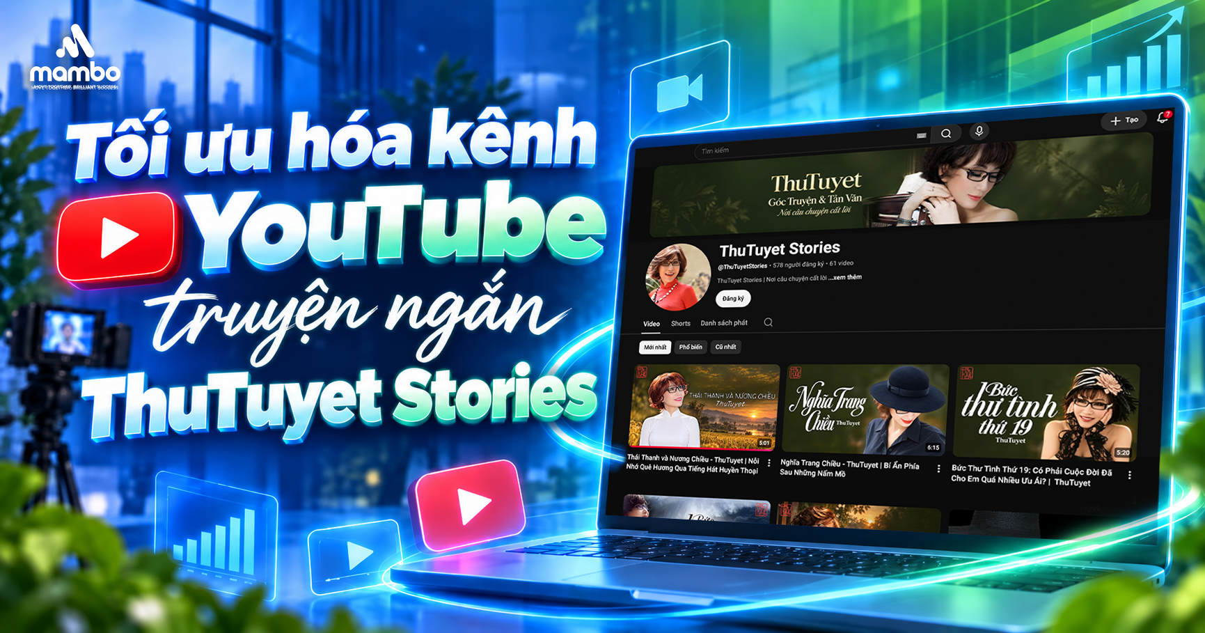 chăm sóc youtube